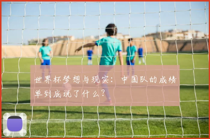 世界杯梦想与现实：中国队的成绩单到底说了什么？