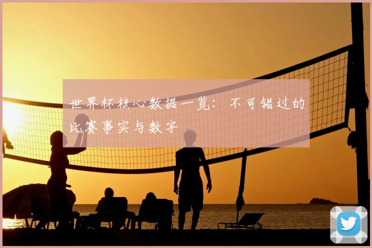 世界杯核心数据一览:不可错过的比赛事实与数字